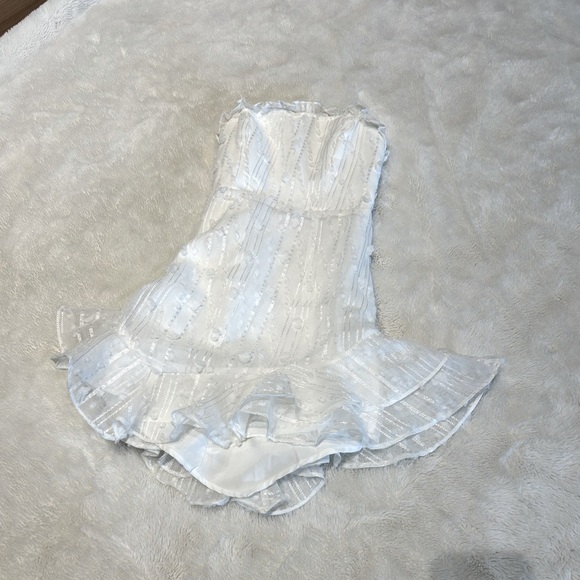 SELFIE LESLIE, crisp white, party dress, XS - Picture 7 of 7